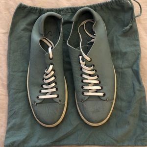 Men’s Swarm Blue Leather Sneaker - 8